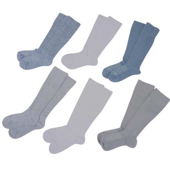 Tommie Copper Accessories - Tommie Copper UNISEX 6pk Snugstay OTC Compression Socks LARGE